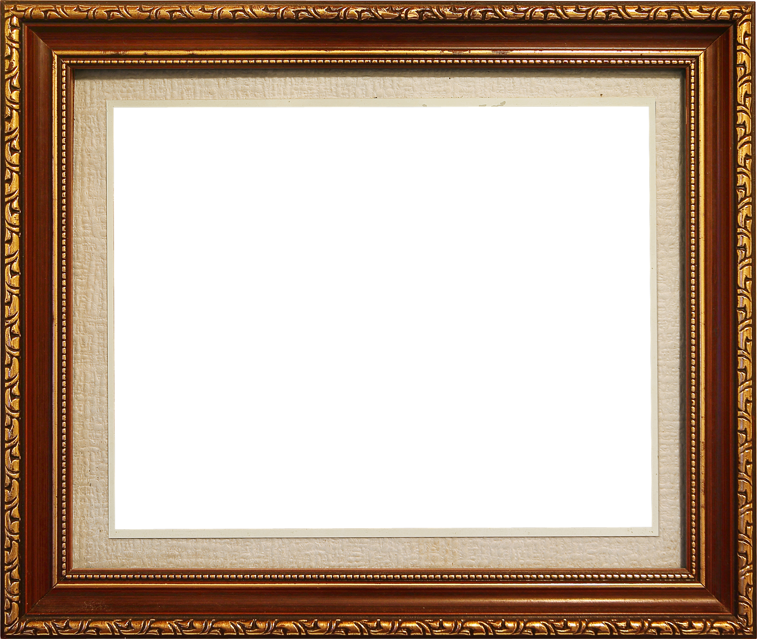 Ornate Wooden Picture Frame Cutout